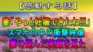 【感動する話】妻が念願の妊娠。しかしスマホを見るとまさかの動画が出てきた。【修羅場】