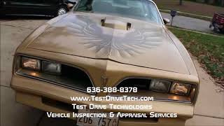 1978 Pontiac Firebird Trans Am Classic Car Inspection Video in Springfield, IL