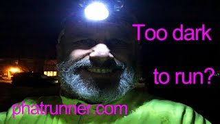 Headlamp for running: night running | night running lights | cold night running with headlamp