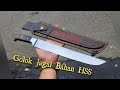 Golok Jagal Bahan HSS Eks Gergaji Batu Super Tajam