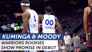 Warriors rookies Jonathan Kuminga, Moses Moody have promising debut | NBC Sports Bay Area