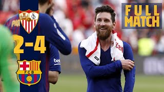 FULL MATCH: Sevilla - Barça (2019) Messi scores 50th hat-trick in six-goal thriller!