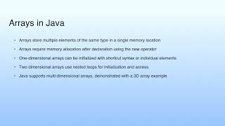 Long Summary | Lecture 03: Java Tools and Resources
