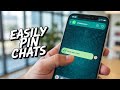 How to Pin a Conversation on WhatsApp for iPhone - Under 1 Minute