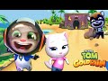 Talking Tom Gold Run - Astronaut Tom & Talking Angela's Epic Battle Roy Raccoon!