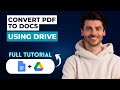 How to Convert PDF to Google Docs using Google Drive [2026 Guide]