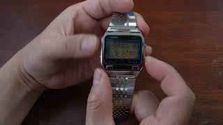 1982 Vintage Casio T-1500 watch Japanese-English Dictionary