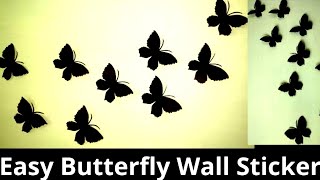9 in 1 PAPER 3D WALL STICKERS(FLYING WINGS BUTTERFLY)/WALL DECORATION DIY wall sticker