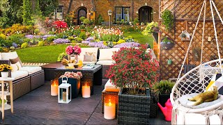 Good Morning Summer at Small Porch Garden Ambience with Smooth Nature Sounds for Good Mood, Relax