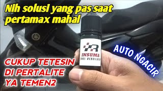 Review octane booster, aditif BBM Insuma fuel rebuilder, pertalite rasa pertamax