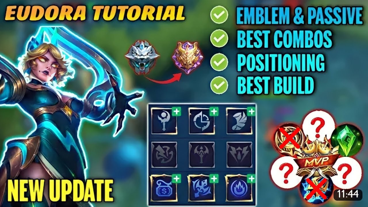 Eudora Complete Guide! Best Build, Best Emblem, Best Combo, Tips Ands ...