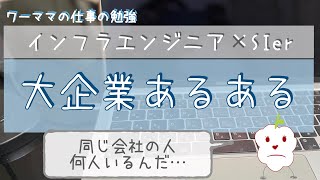 大企業・大手企業あるある！【インフラエンジニア(SIer)・IT業界】【W17回】