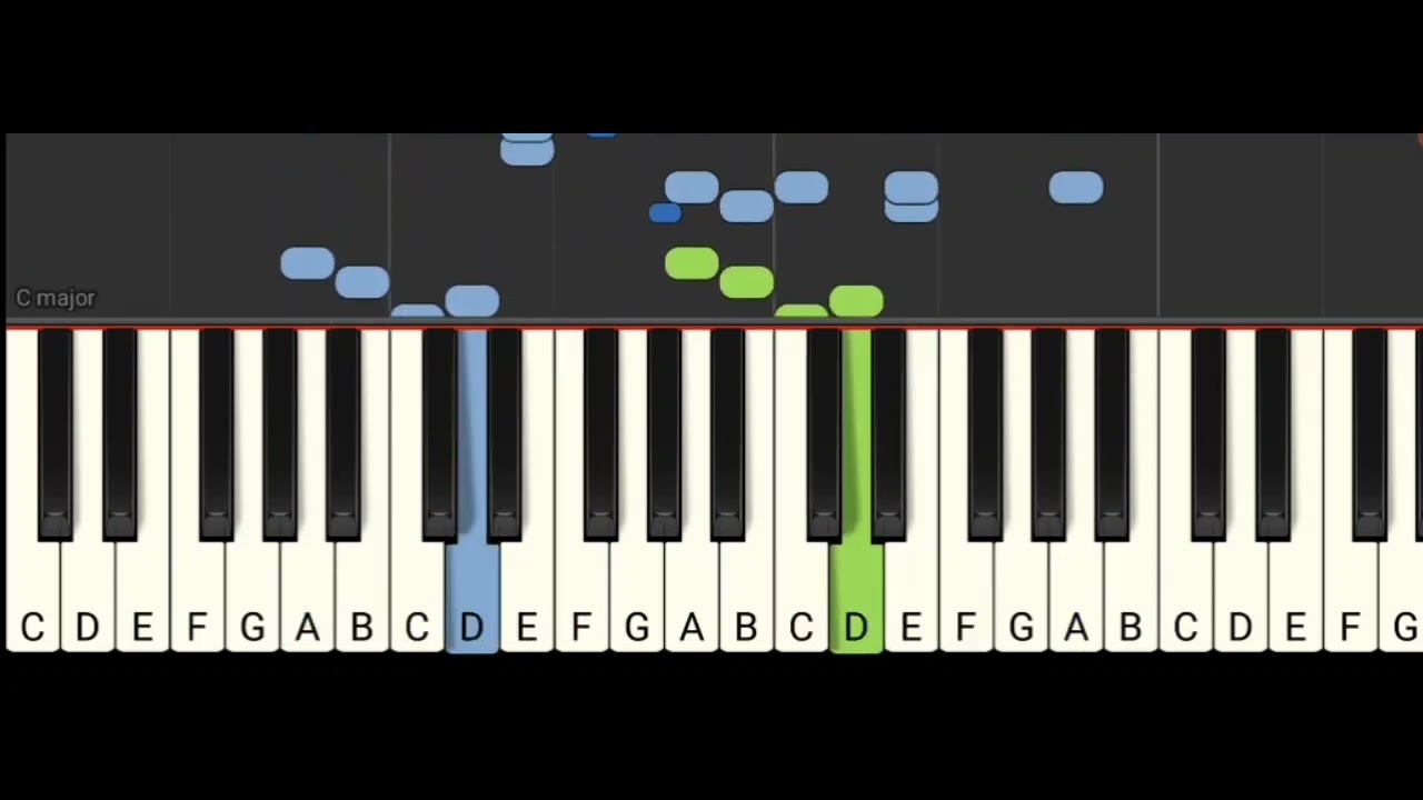 Rush E Playable Piano Tutorial Youtube