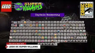LEGO DC Super Villains - Breaking Down the Character Grid from San Diego Comic Con 2018 LIVE!