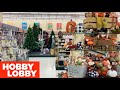 HOBBY LOBBY CHRISTMAS DECORATIONS TREES FALL HOME DECOR SHOP WITH ME SHOPPING STORE WALK THROUGH