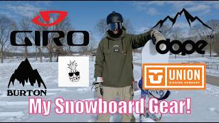 My Snowboard Gear List 2024/25 Season!