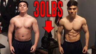 18% to 7% BODYFAT NATURAL TRANSFORMATION - 21 YEARS OLD