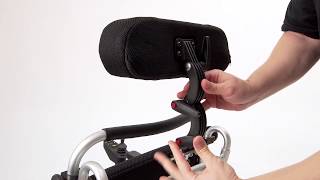 Porto Mobility Power Wheelchairs - How to install and adjust the headrest