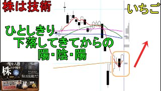 株は技術　ひとしきり下落してからの陽陰陽で上昇を狙う　ショットガン投資法　いちご　〔第1384回〕