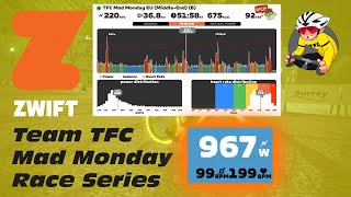 ZWIFT Race - TFC Mad Monday Race 1 - Triple Flats Route