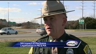 Marijuana legalization in border states raises concerns in New Hampshire