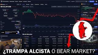 ¿BITCOIN está creando una TRAMPA BAJISTA antes de EXPLOTAR a NUEVOS MÁXIMOS O vamos a BEAR MARKET?