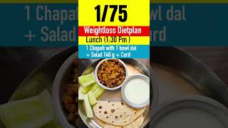Weightloss Dietplan (Day 1 ) | Full Day Dietplan For Weight Loss | Coachpawandagar