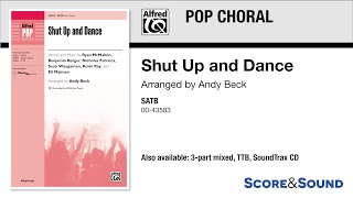Shut Up and Dance, arr. Andy Beck – Score & Sound