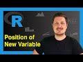 Add New Column to Front of Data Frame (2 Examples) | First Index | data.frame() vs. cbind() Function