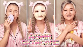 ASMR SKINCARE ROUTINE | 8 STEPS to make your SKIN SHINE