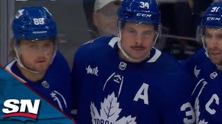 William Nylander Extends Point Streak To 11 Games With Assist To Auston Matthews Goal