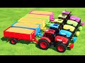 LOAD & TRANSPORTING CARS & CASE TRACTORS - Farming Simulator 22 #951