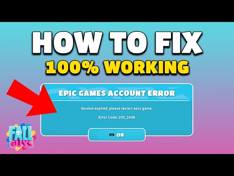 How to Fix Fall Guys Epic Games Account Error (SIMPLE!)
