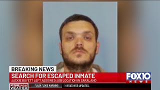 Authorities searching for inmate who escaped job assignment in Saraland