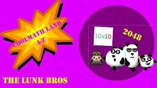 Coolmath Land A-Z: 1 PUSH, 10x10, 2048 and 3 PANDAS