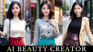 【392,393】7つの都会OLスタイルが大好き！Office Look vs. Casual Street Style