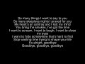 Cage The Elephant- Goodbye Lyrics