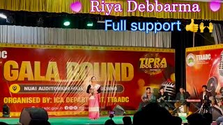 Nwngbai malai khe dida//Tipra idol season 2 gala round ||_Miss Riya Debbarma_08/02/2025