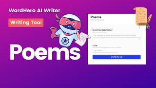 Unlock Your Inner Poet: WordHero Makes Poetry Easy and Fun!