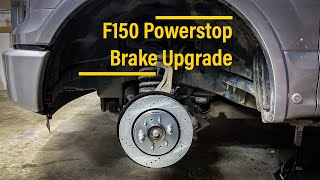 F150 powerstop z36 complete brake kit upgrade - First impression and break in procedure