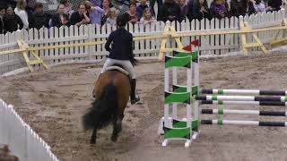 Mattila Petra \u0026 Valon Veikka 100cm @ Helsinki Horse Fair 2.-4.3.2018