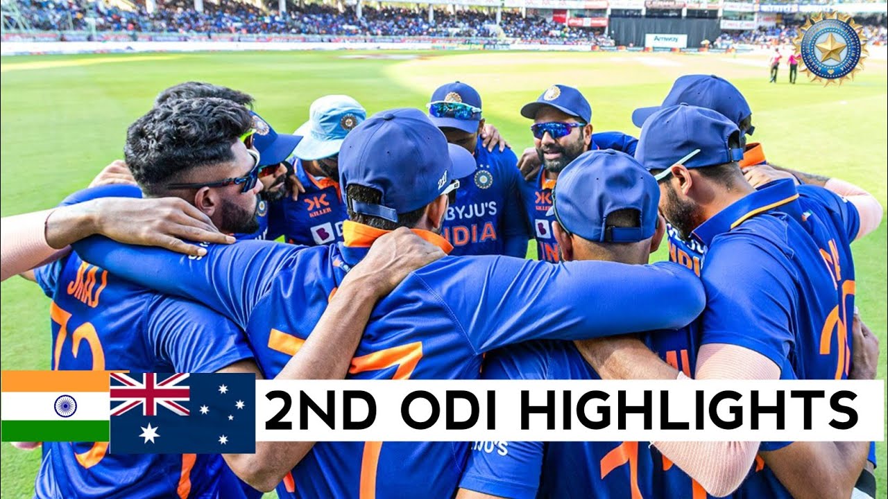 IND Vs AUS 2nd ODI Highlights 2023 | India Vs Australia 2nd ODI ...