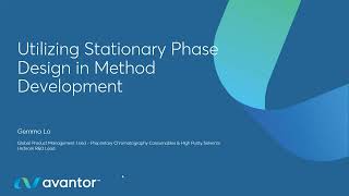 Utilizing Stationary Phase Design in Method Development | MAC-MOD Webinar