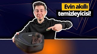 Türkçe konuşan Homend Alex 1280H akıllı robot süpürge inceleme!