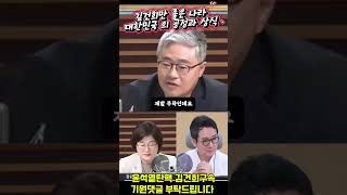 김건희만 좋은 나라 대한민국