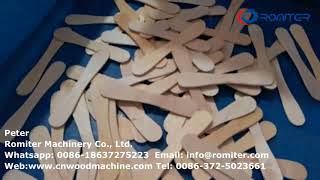 Bulk Type Wooden Magnum Ice Spoon Chamfering Machine for Sale