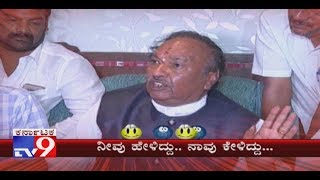 Neevu Heliddu Naavu Keliddu: Eshwarappa Challenges Siddaramaiah