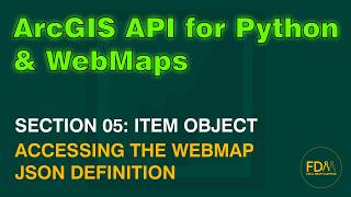 Accessing the WebMap JSON Definition with the ArcGIS API for Python | ArcGIS Online