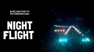 Burlington to Peterborough | C172 | Night Flight