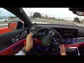 362hp the new 2022 mercedes amg gt 43 4 door pov sunset drive